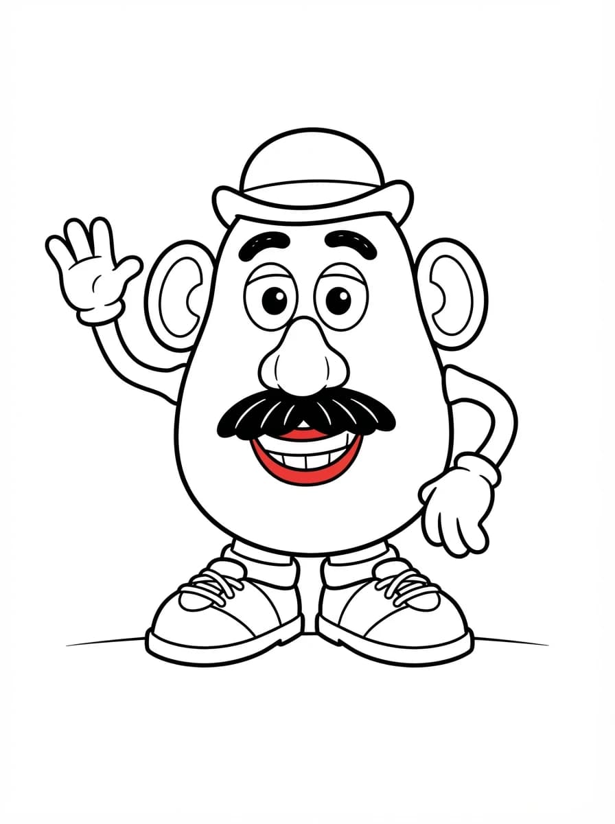 Coloriage Monsieur Patate