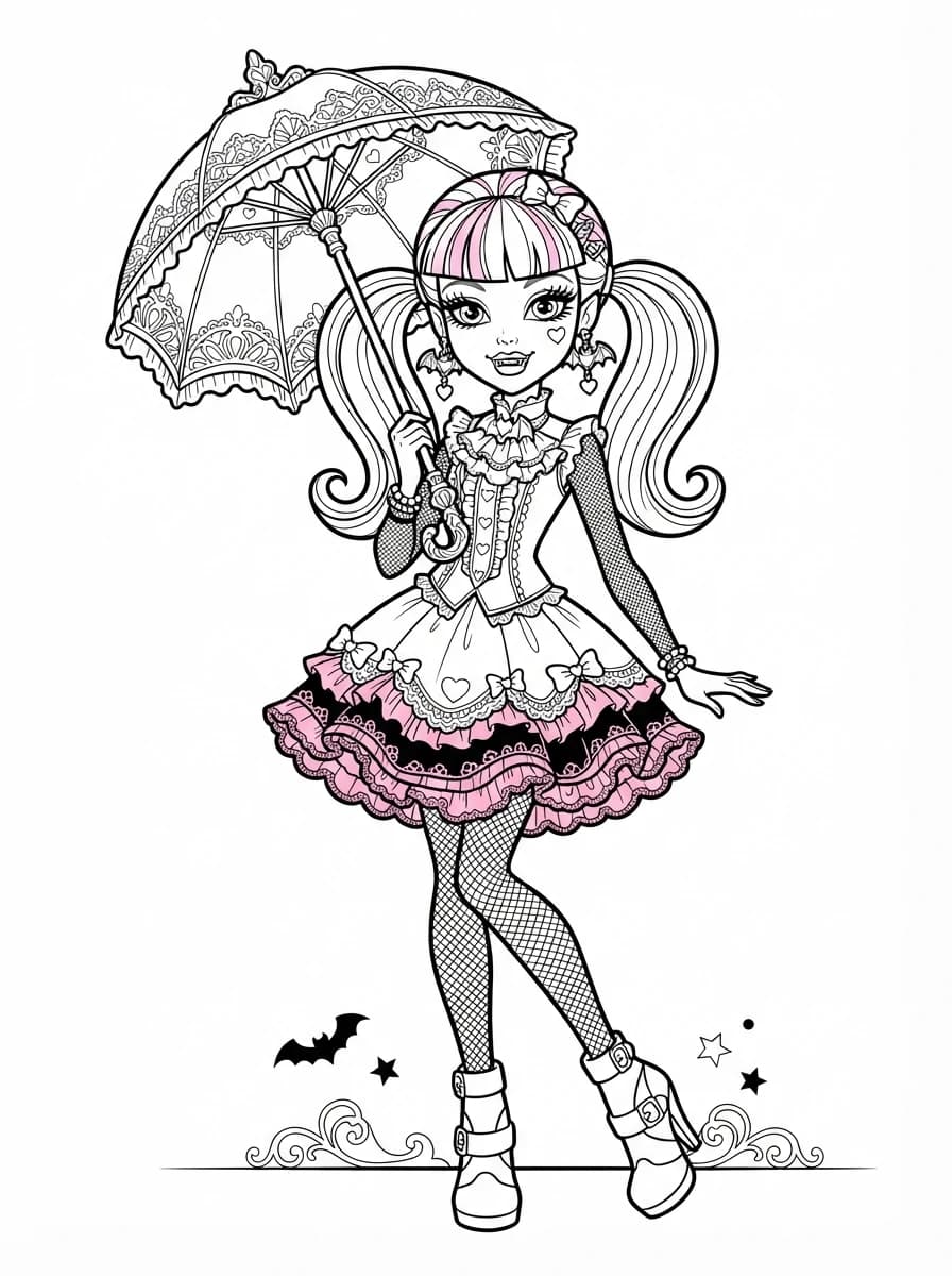 Coloriage Monster high