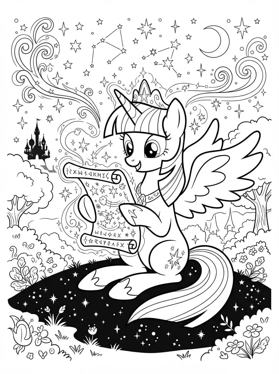 Coloriage My little pony