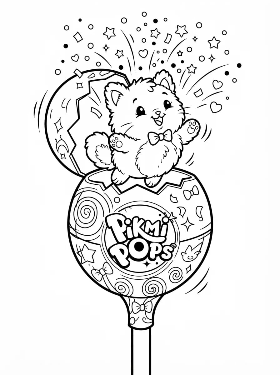 Coloriage Pikmi pops