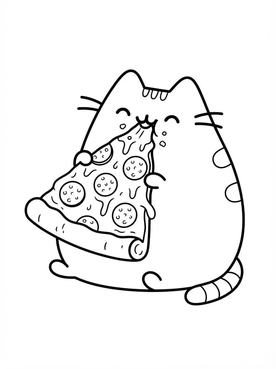Coloriage Pusheen