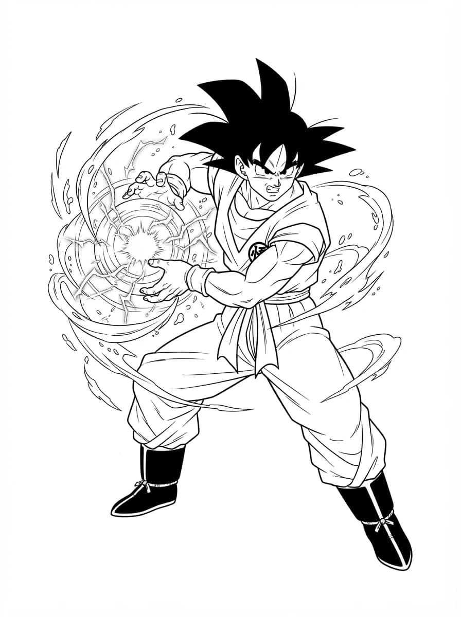 Coloriage Dragon Ball Z (DBZ)