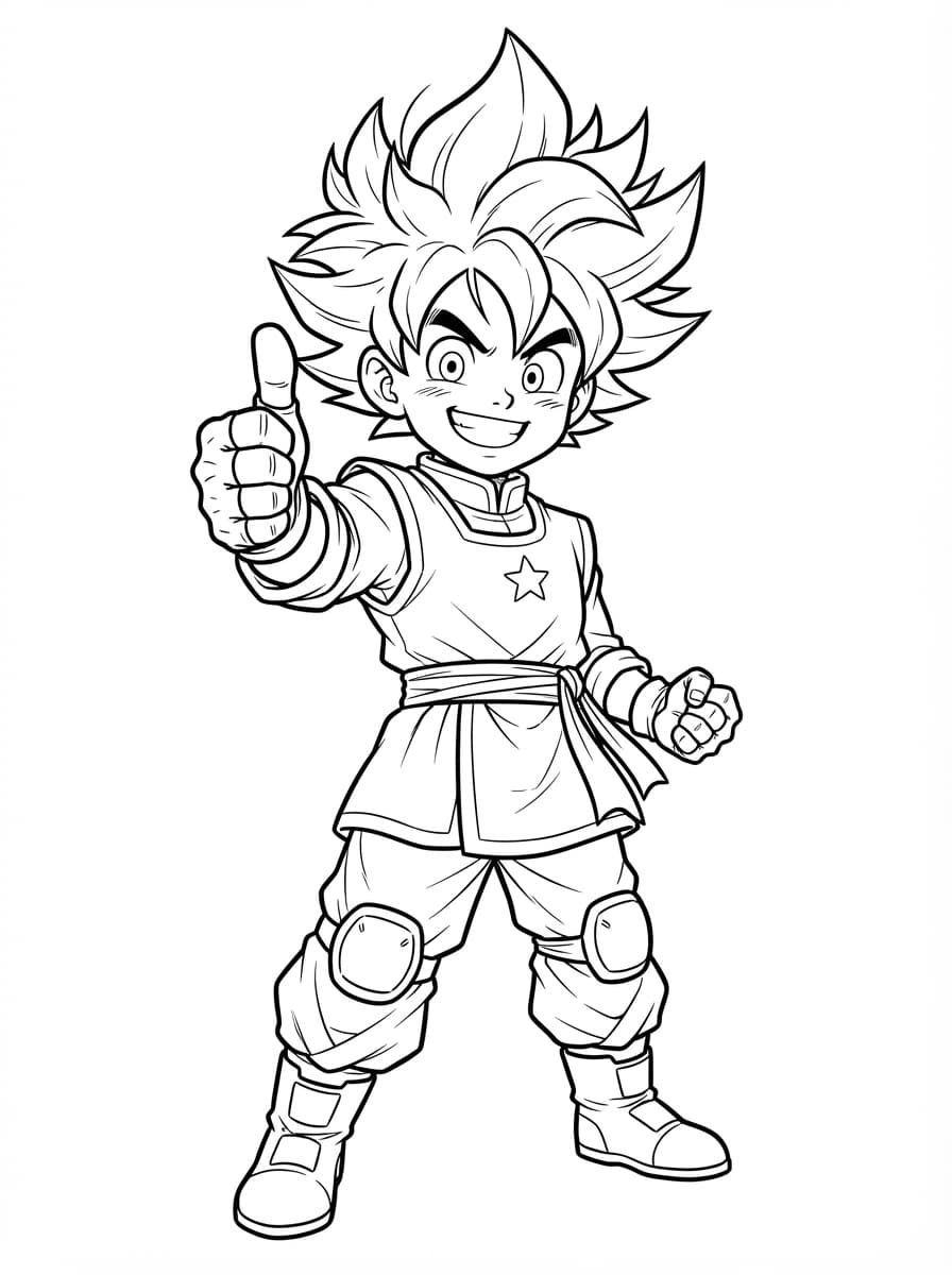 Coloriage Manga #1 (1)