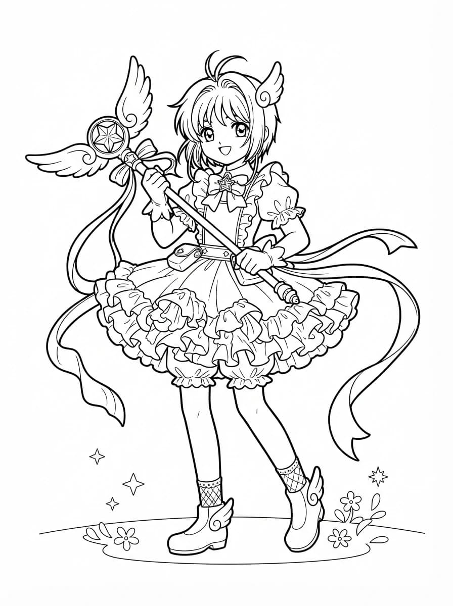 Coloriage Sakura