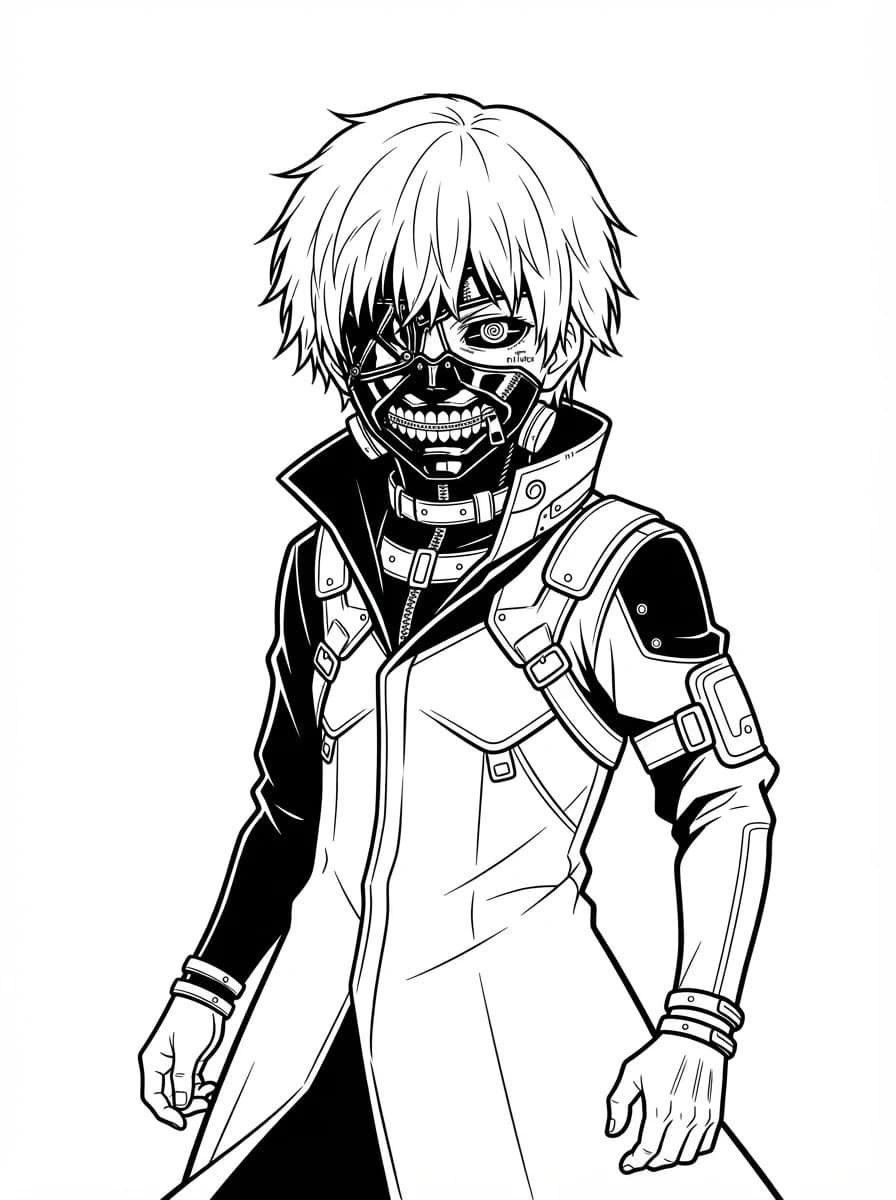 Coloriage Tokyo ghoul