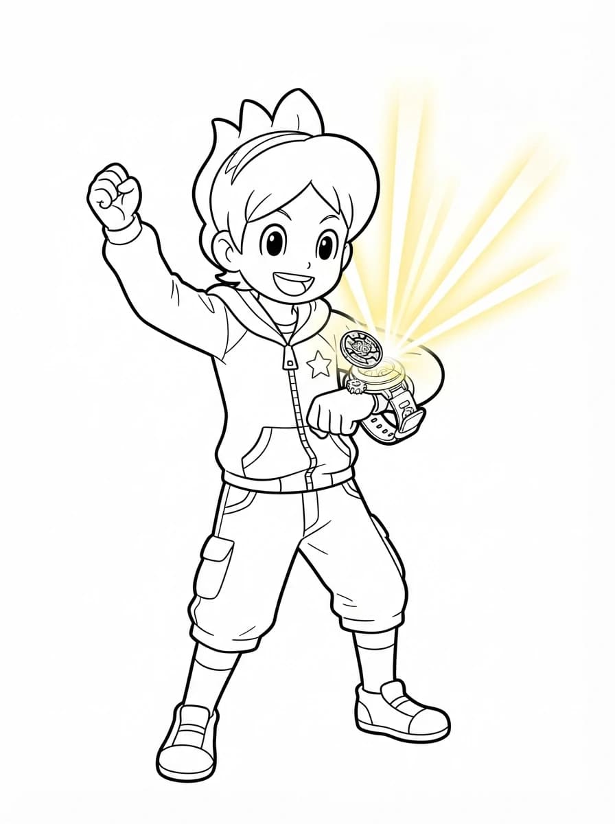 Coloriage Yokai watch