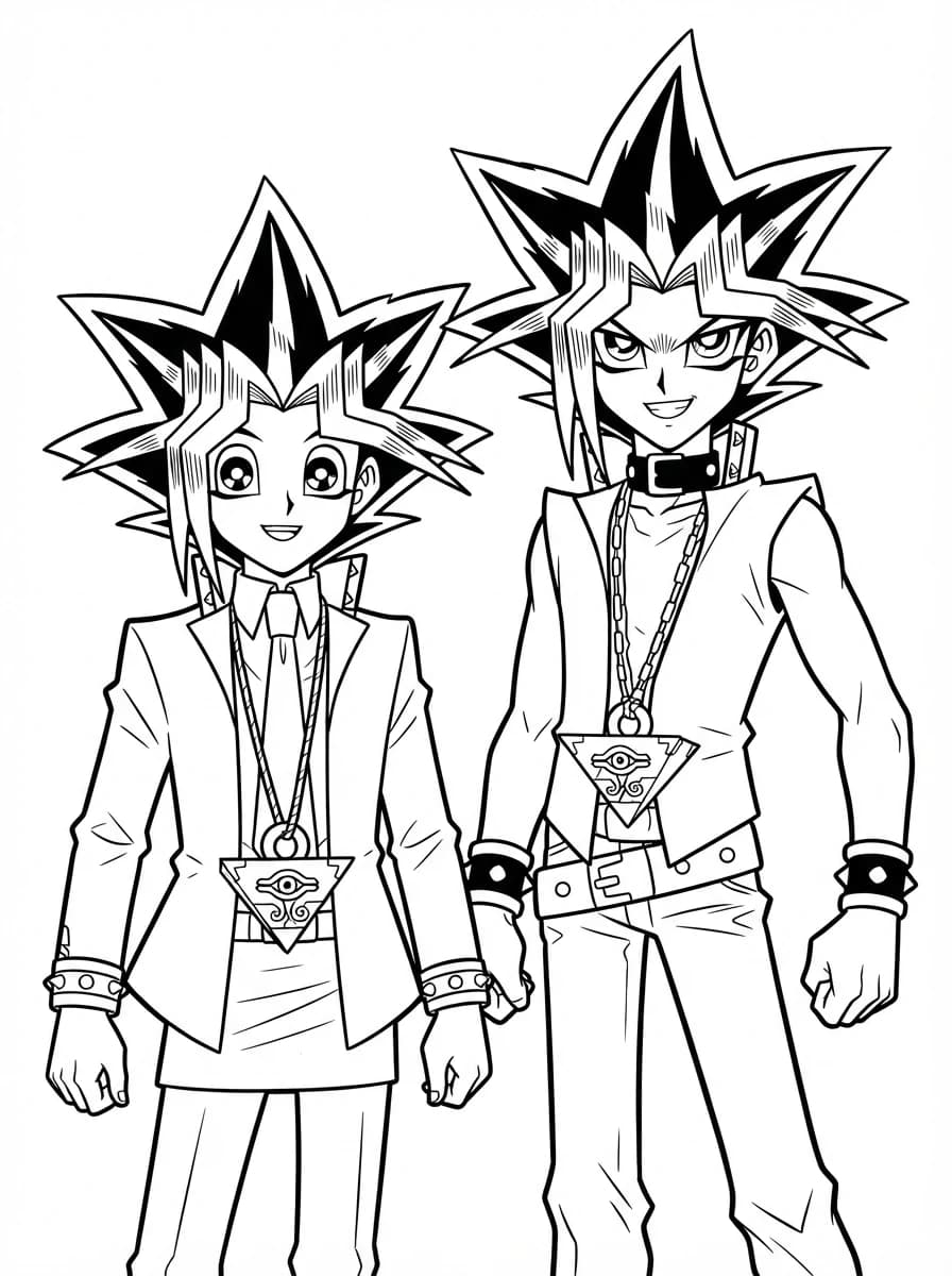 Coloriage Yu-Gi-Oh!