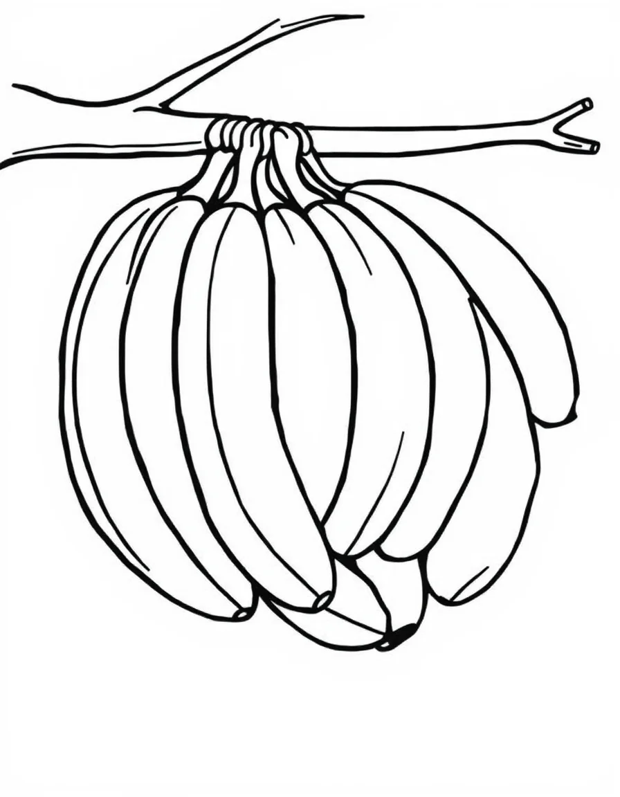Coloriage Banane
