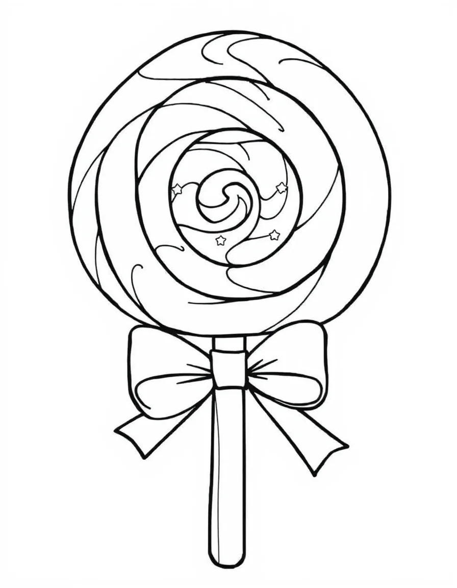 Coloriage Bonbons