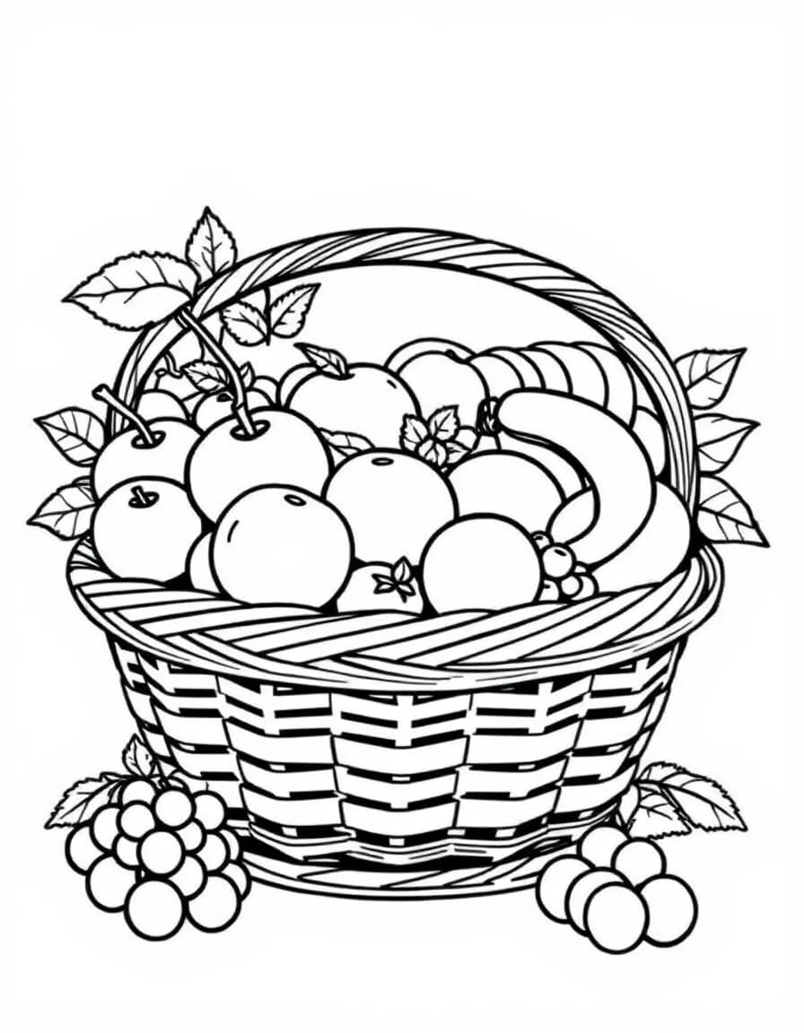 Coloriage Fruits