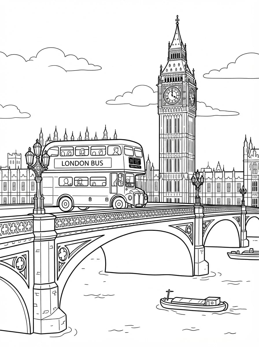 Coloriage Angleterre