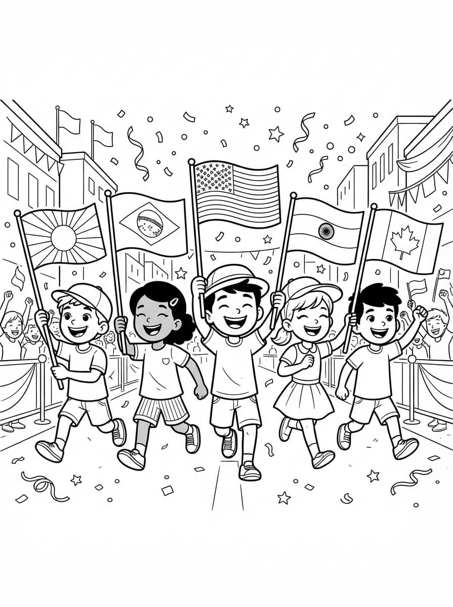 Le grand défilé de l'amitié