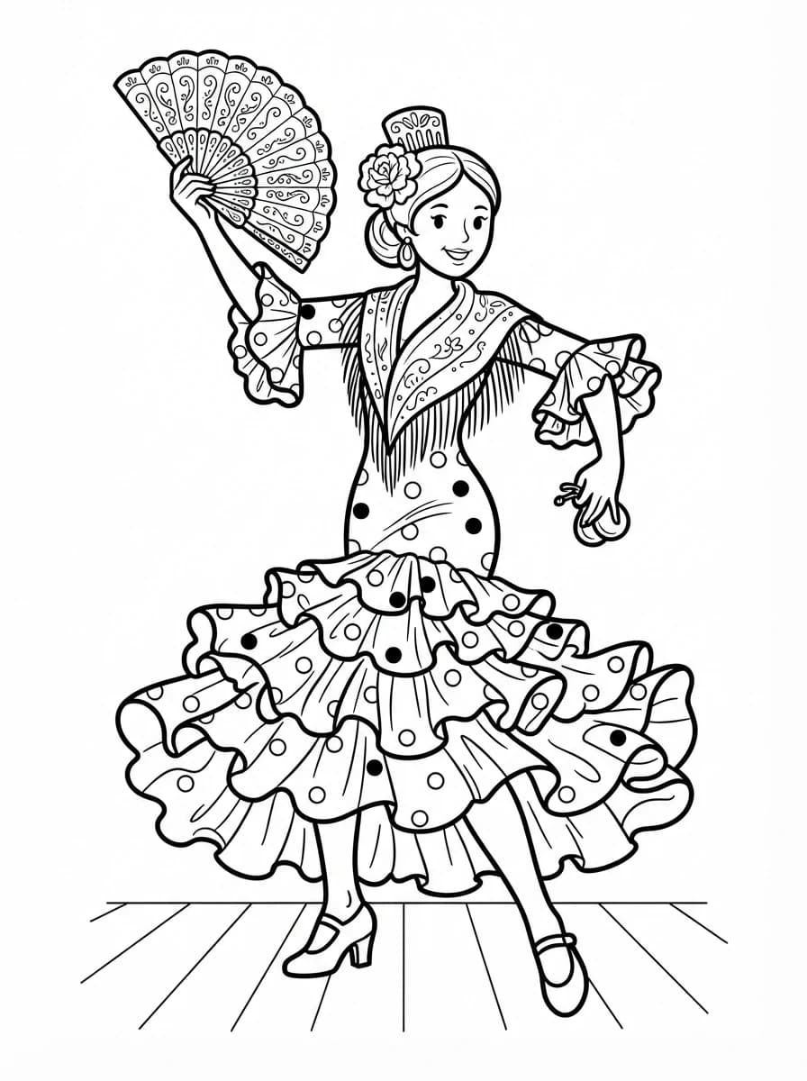 Coloriage Espagne