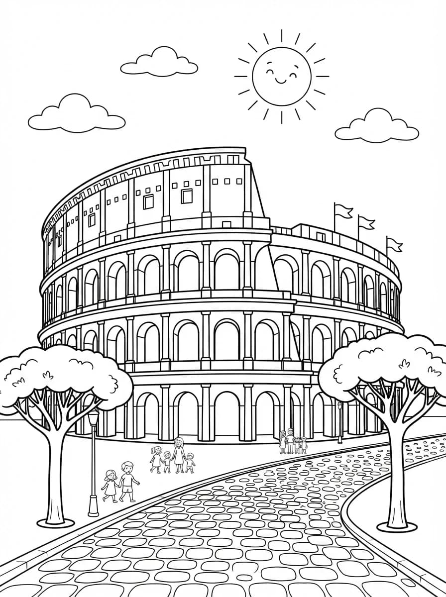 Coloriage Rome