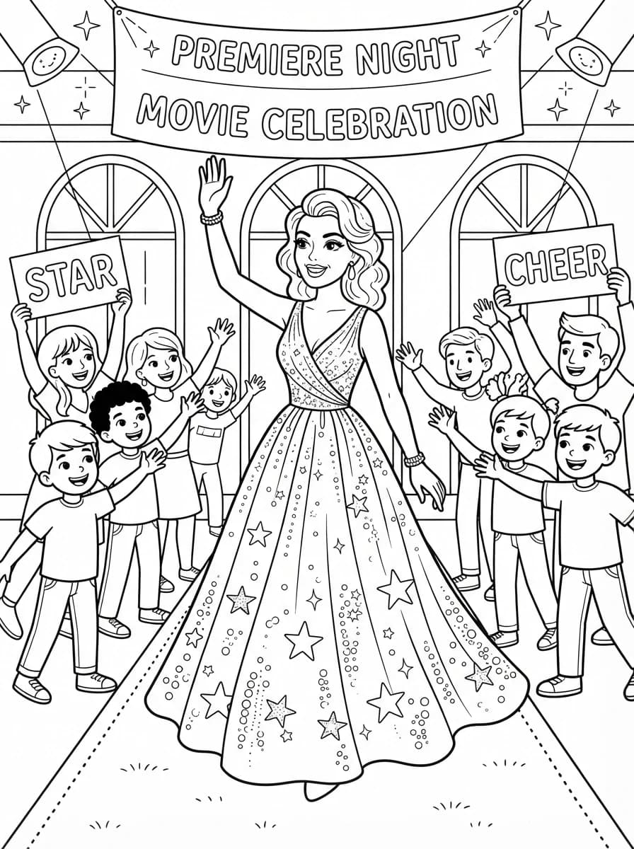 Coloriage Célébrité