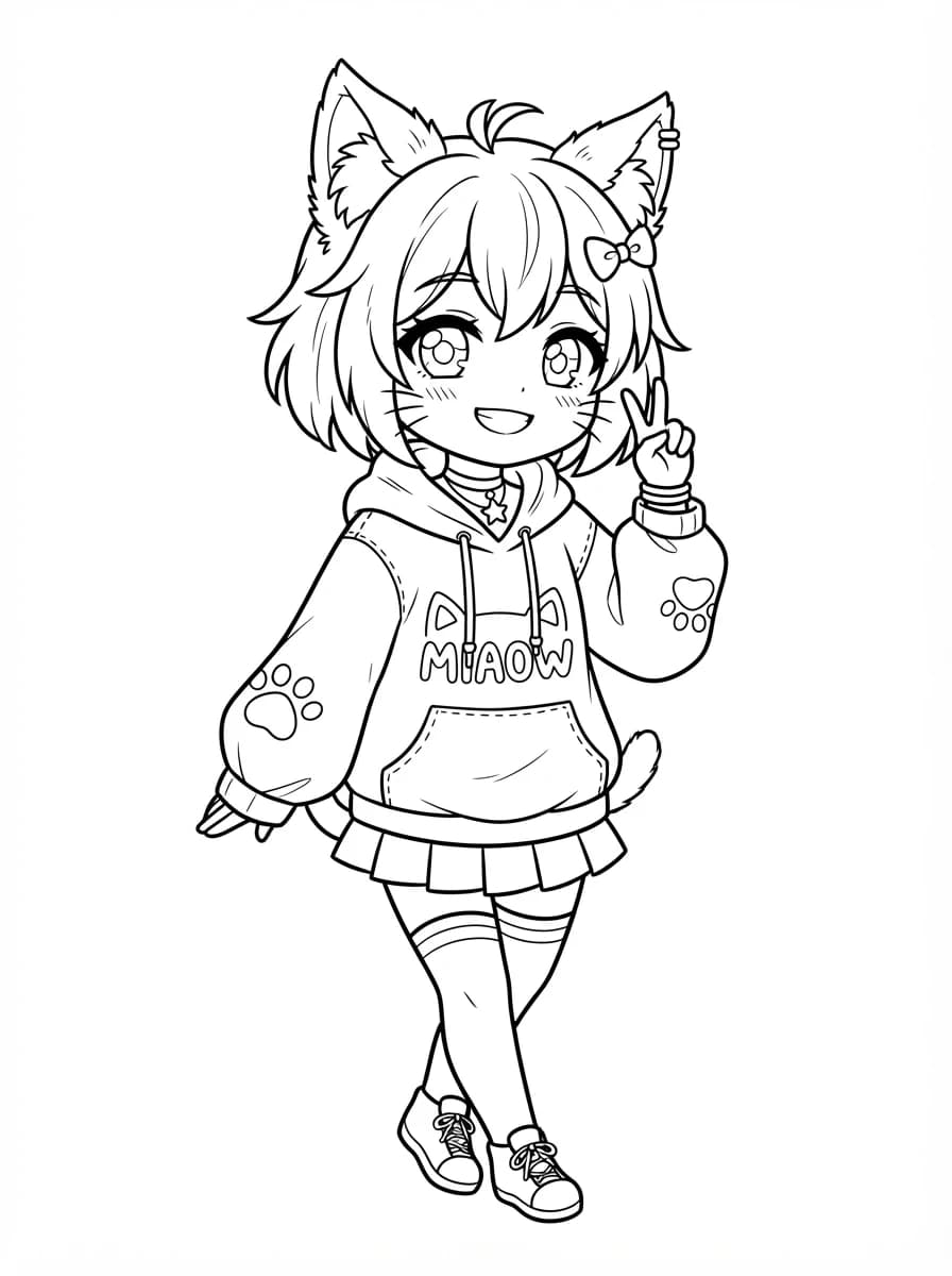 Coloriage Gacha life