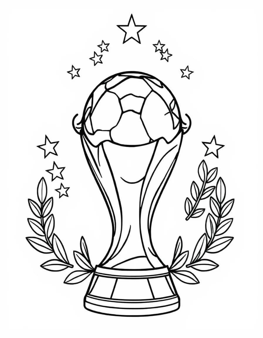 Coloriage Coupe du monde 2026 FIFA