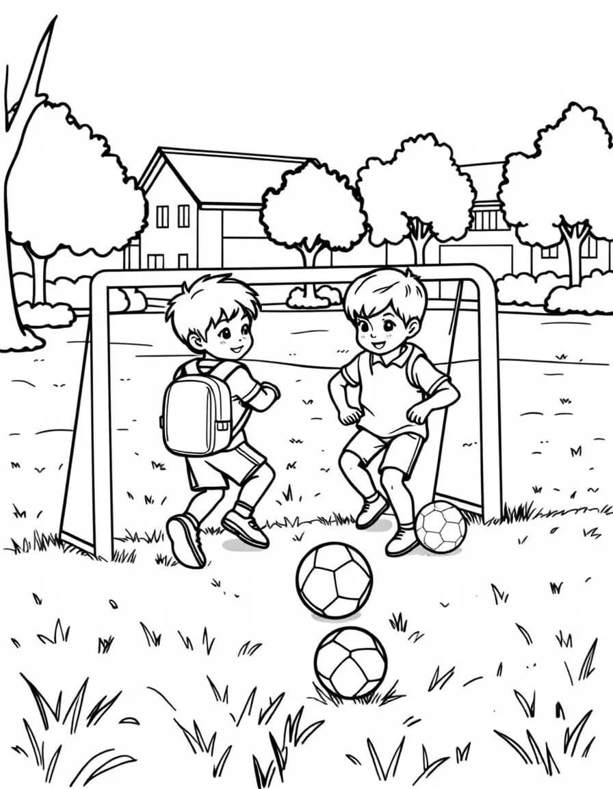 Coloriage Foot
