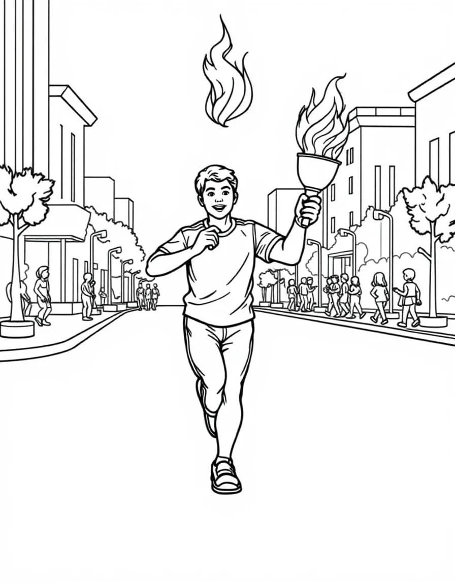 Coloriage Jeux Olympiques