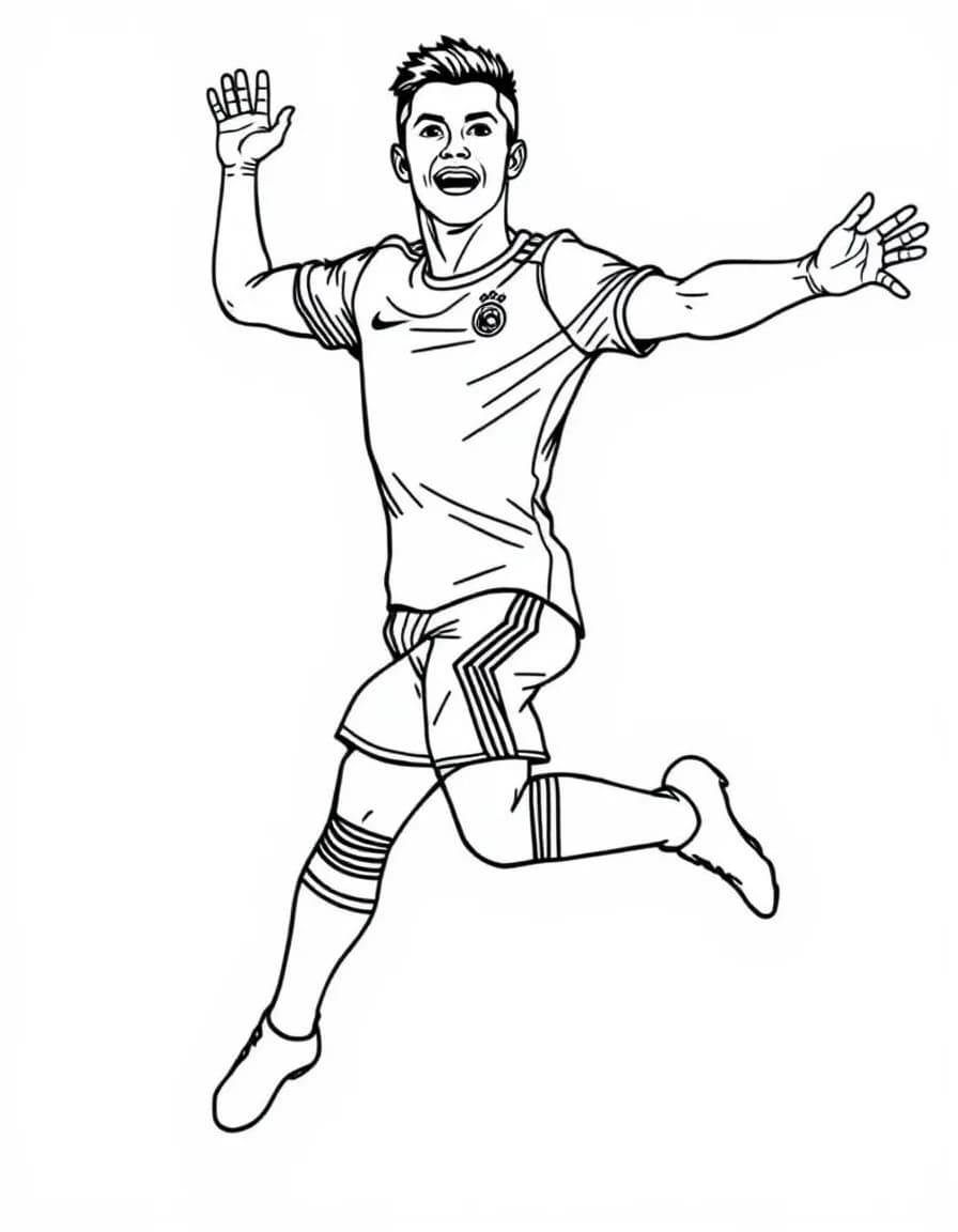 Coloriage Ronaldo