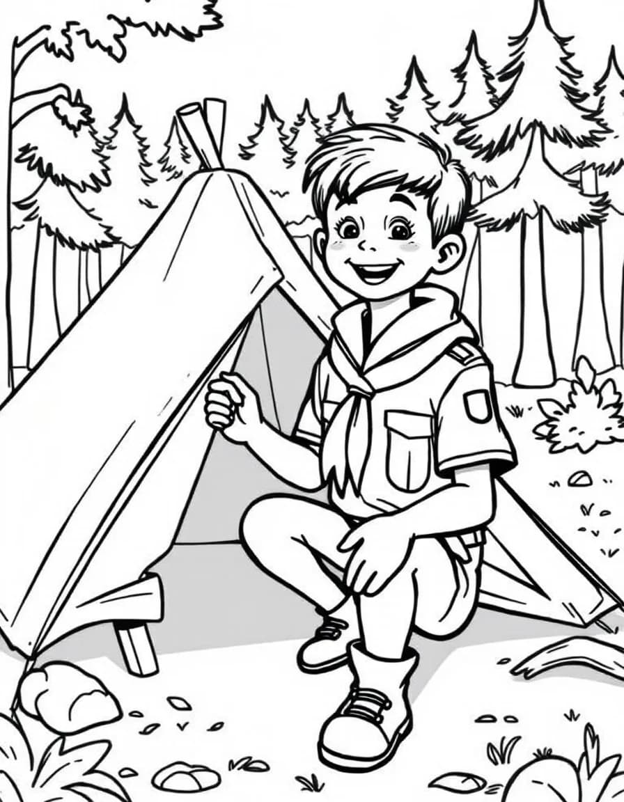 Coloriage Scout