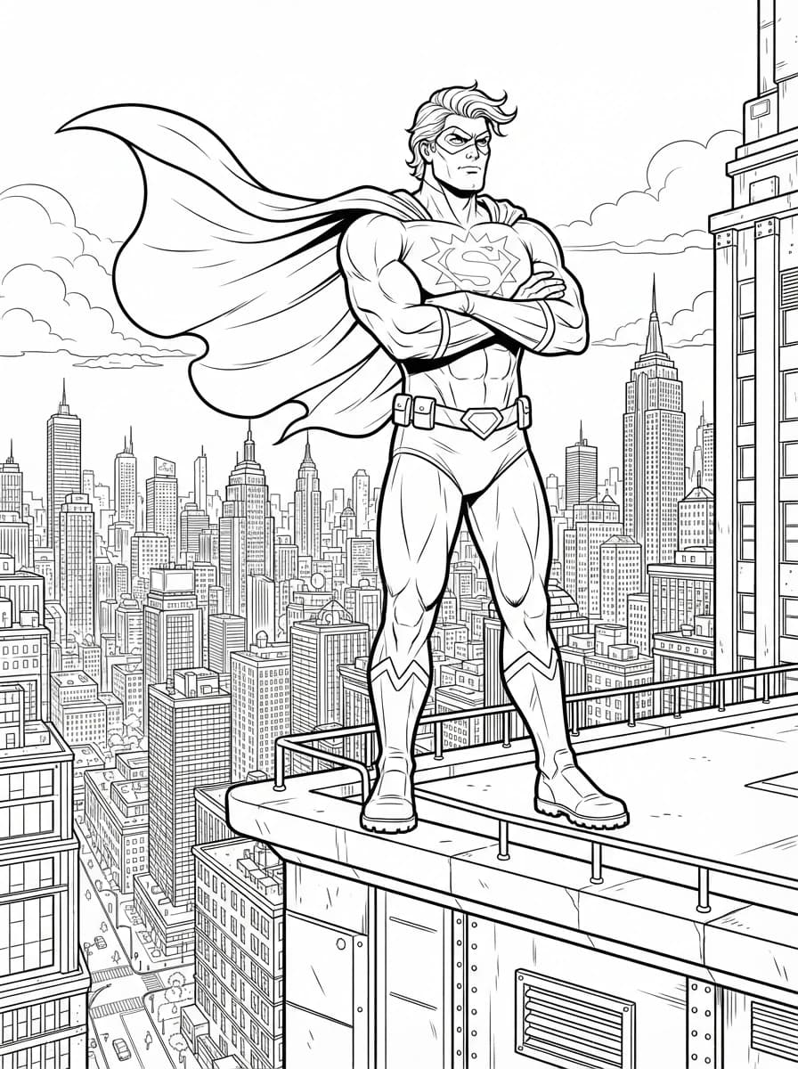 Coloriage Super héros