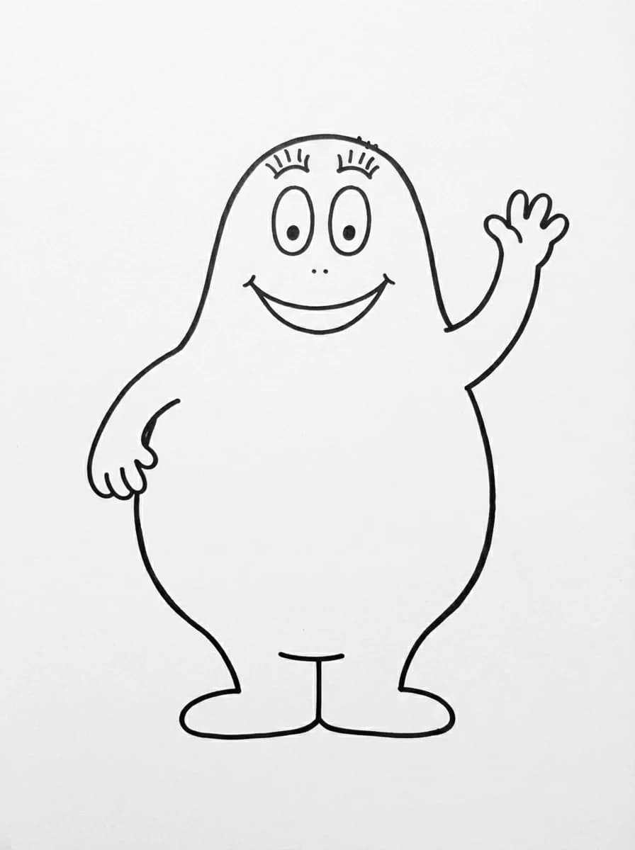 Coloriage Barbapapa