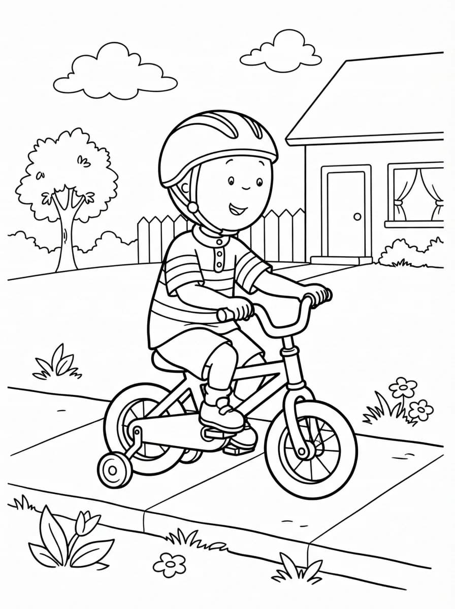 Coloriage Caillou