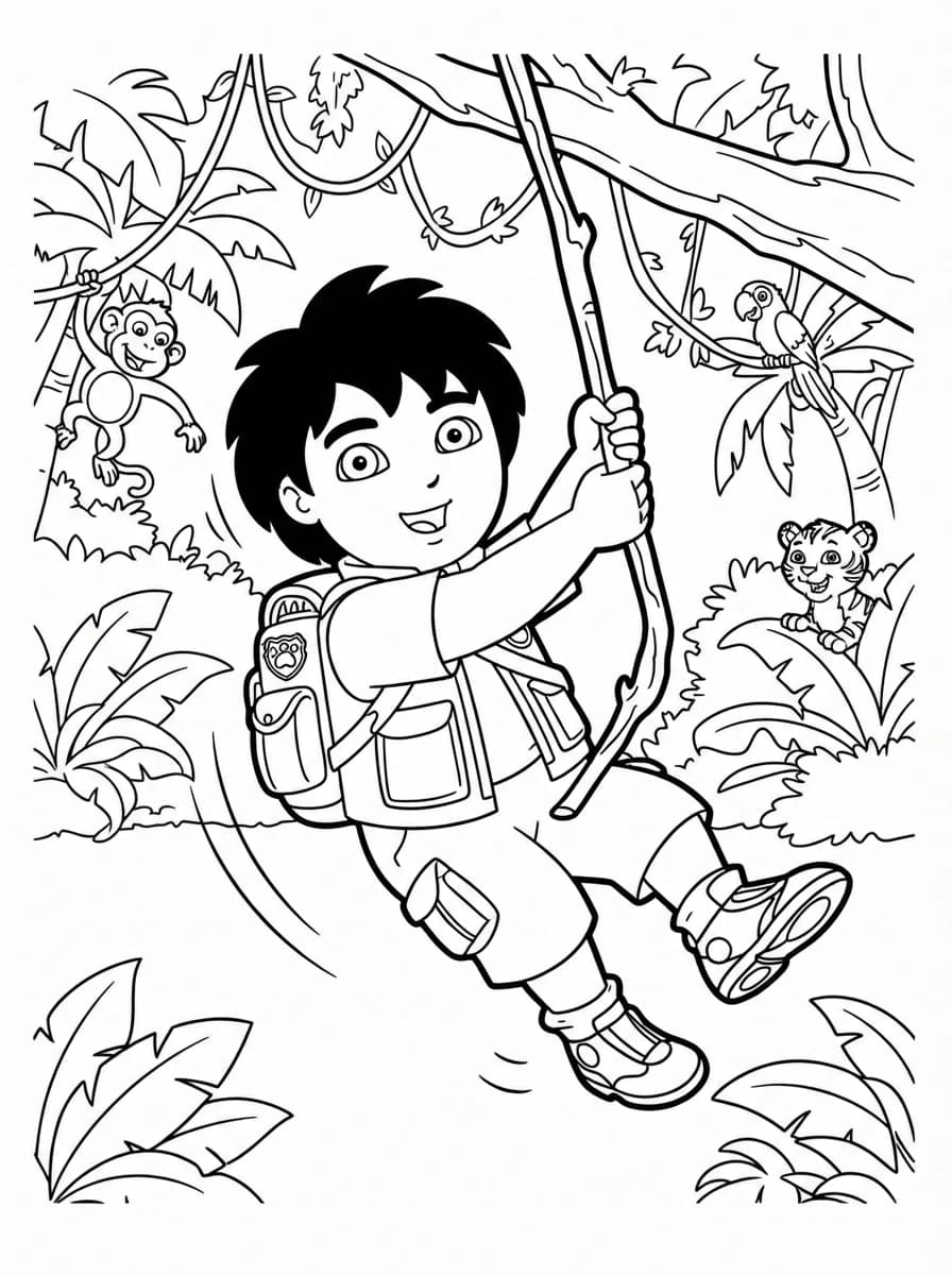 Coloriage Diego