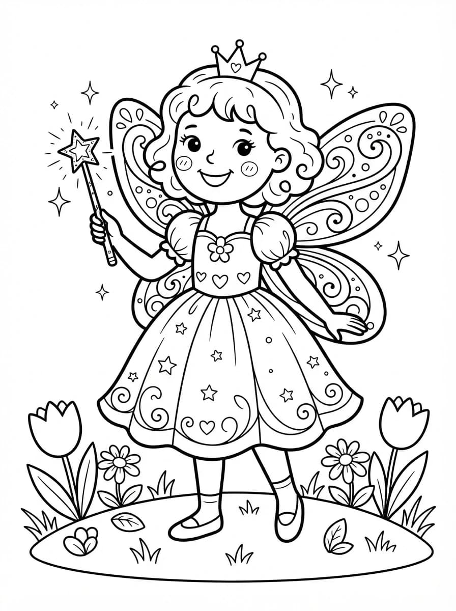 Coloriage Le Petit Royaume de Ben et Holly