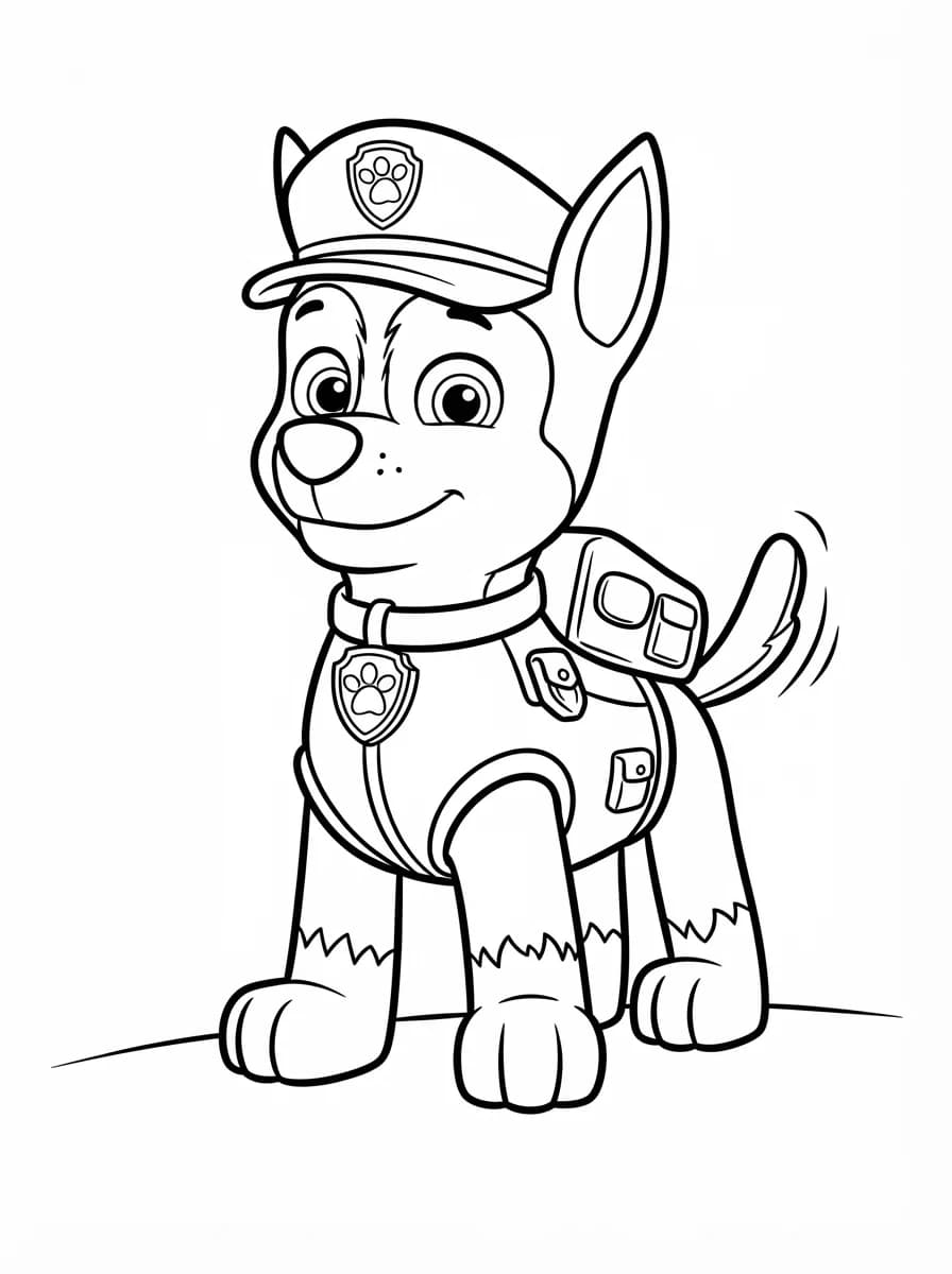 Coloriage Pat patrouille