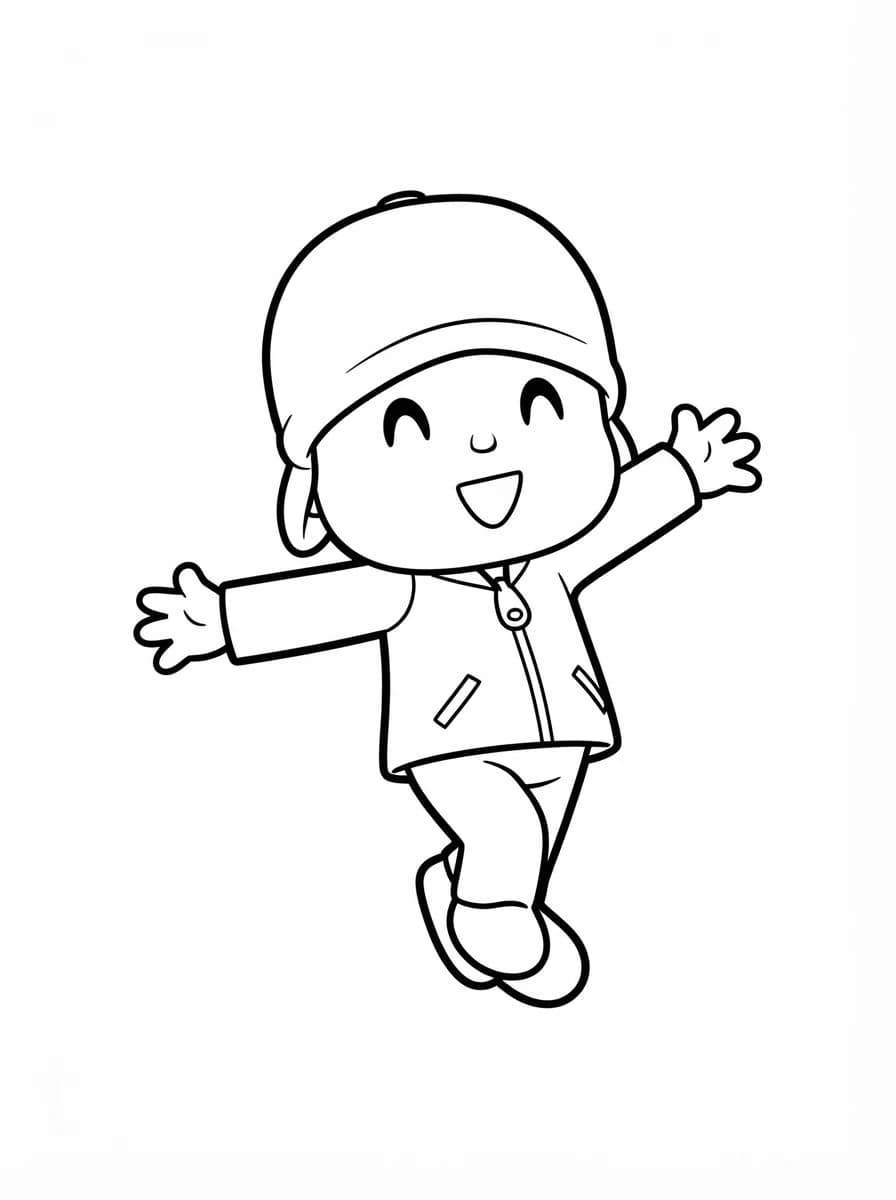 Coloriage Pocoyo