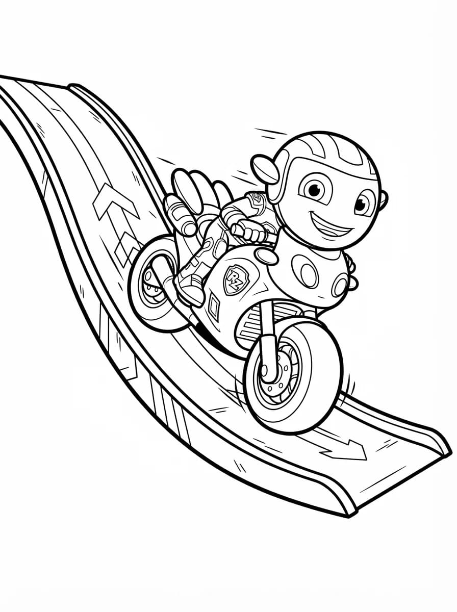 Coloriage Ricky zoom