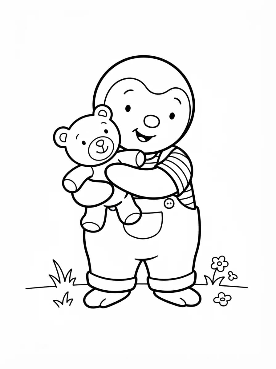 Coloriage Tchoupi