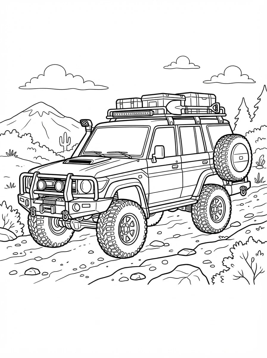 Coloriage 4x4