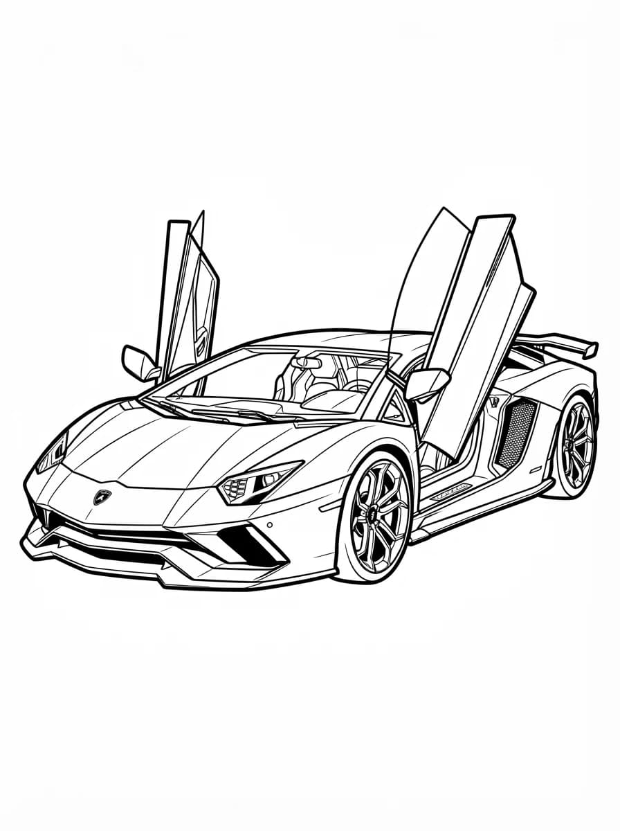 Coloriage Lamborghini