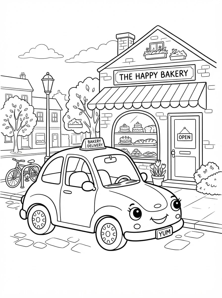 Coloriage Voiture